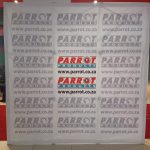 Parrot Products Banner at the NCCA Workshop